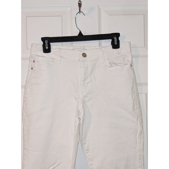 Skinnygirl White Denim Jeans The‎ Rail Straight Leg Women's Size 28 - Picture 3 of 5